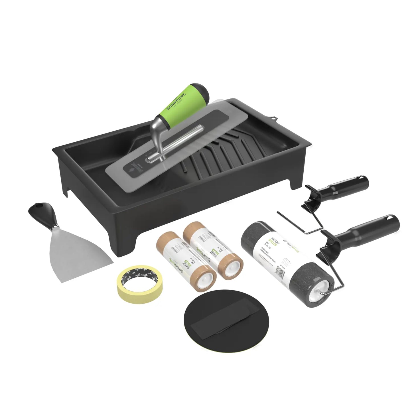 Smart Tools: Tool kit for microcement application