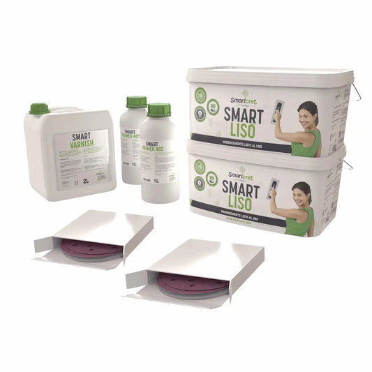 Smart Microcement Kit for Walls - Covers 12 m²