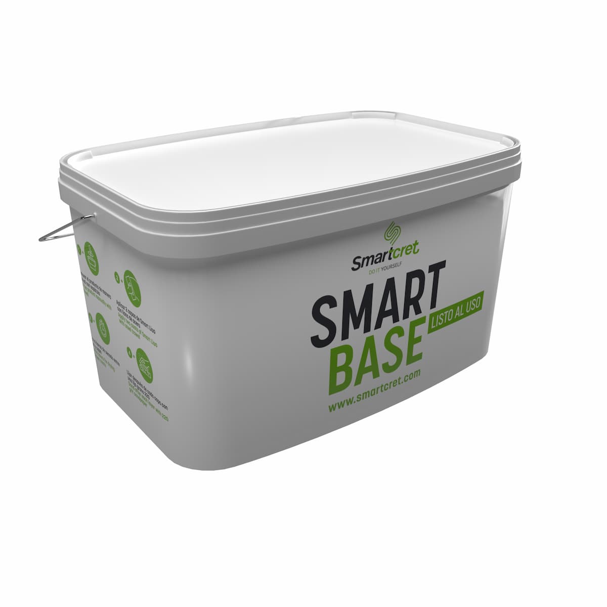 Microcemento listo al uso base pigmentado Smart Base
